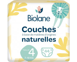 Couches Naturelles Zéro Fuite T4 Biolane