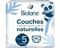 Couches Naturelles Zéro Fuite T5 Biolane