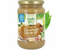 Beurre de Cacahuète Crunchy Bio Jardin Bio