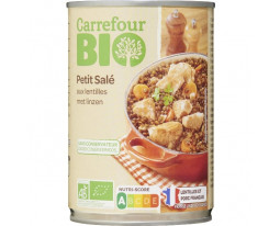 Petit Salé aux Lentilles Bio Carrefour