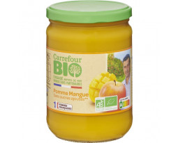 Compote de Pomme Mangue Sans Sucres Ajoutés Bio Carrefour