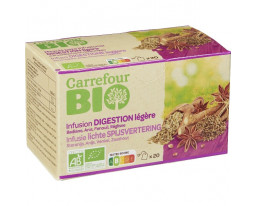 Infusion Digestion Légère Bio Carrefour