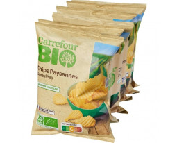 Chips Paysannes Ondulées Bio Carrefour
