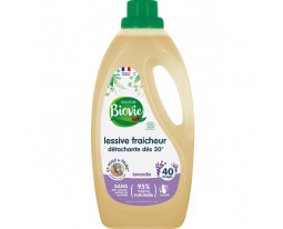 Lessive Concentrée au Lavandin 95% Végétal Eco Biovie