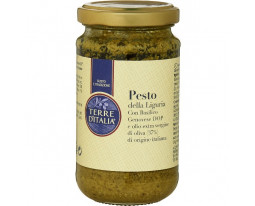 Sauce Pesto de Ligurie au Basilic Genovese DOP Terre d'Italia