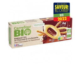 Barquettes au Chocolat Noisettes Pocket Bio Carrefour