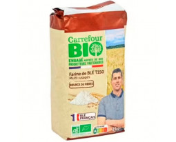 Farine de Blé Complète T150 Bio Carrefour