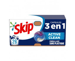 Lessive Active Clean 3-en-1 Skip