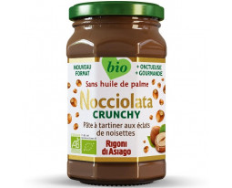 Pâte à Tartiner Chocolat Noisettes Crunchy Bio Rigoni