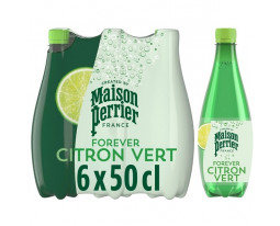 Eau Minérale Naturelle Gazeuse au Citron Vert Perrier