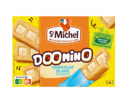 Biscuits Fourrés au Chocolat Blanc Doomino Pocket Saint Michel