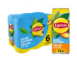 Thé Glacé Pêche Zéro Sucres Lipton