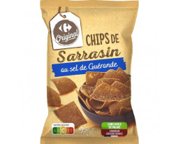 Chips de Sarrasin et Sel de Guérande Carrefour