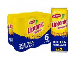 Thé Glacé Pétillant Citron Vert Liptonic 