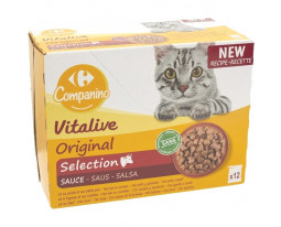 Terrines pour Chat Assorties Carrefour