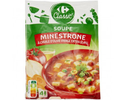 Soupe Minestrone à l'Huile d'Olive Déshydratée Carrefour 