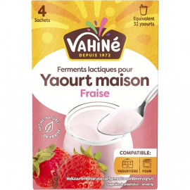 Ferments Lactiques pour Yaourt Maison à la Fraise Vahiné